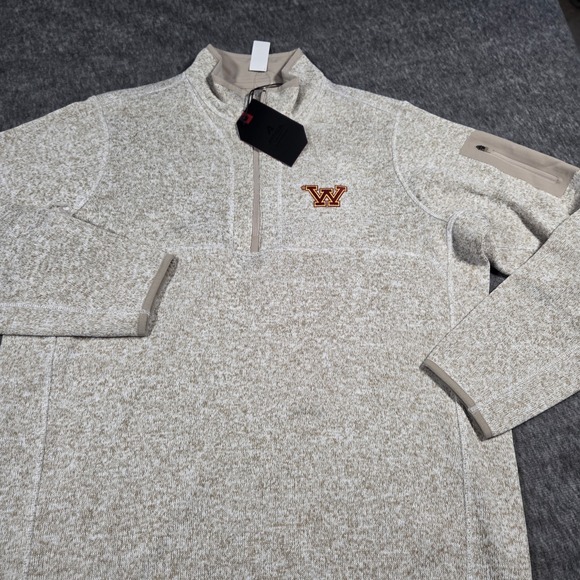 Antigua Other - Antigua Fortune QuarterZip Pullover Jacket OatmealMinnesota Gophers *ERROR LOGO